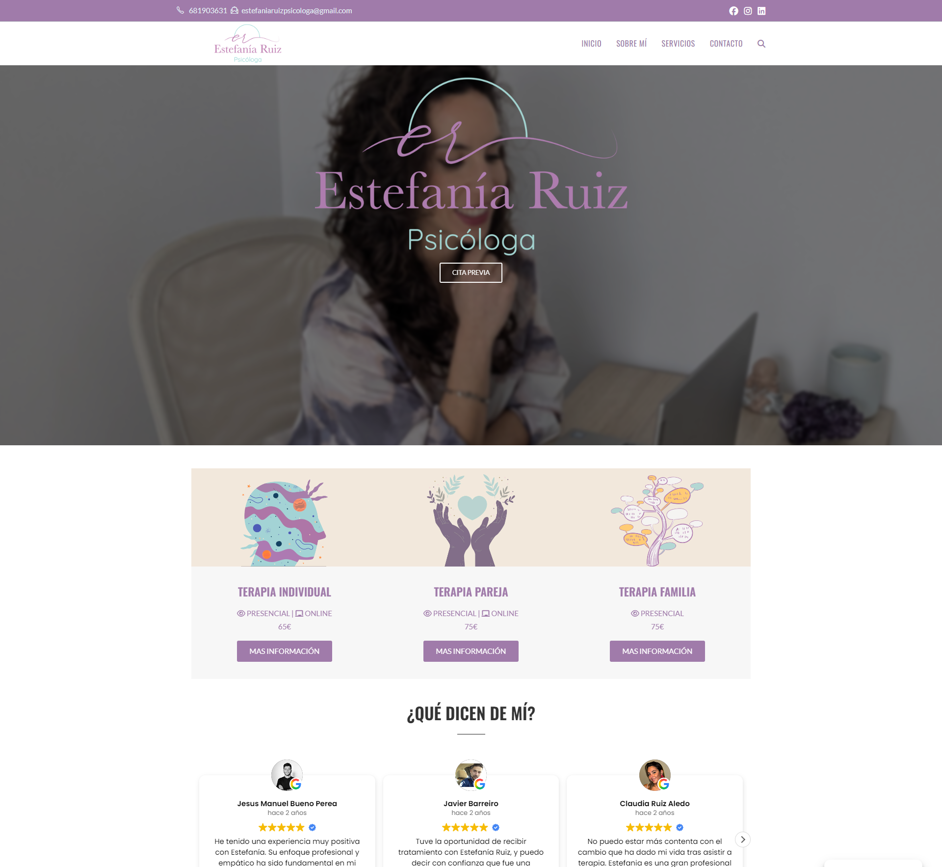Captura de estefaniaruizpsicologa.es